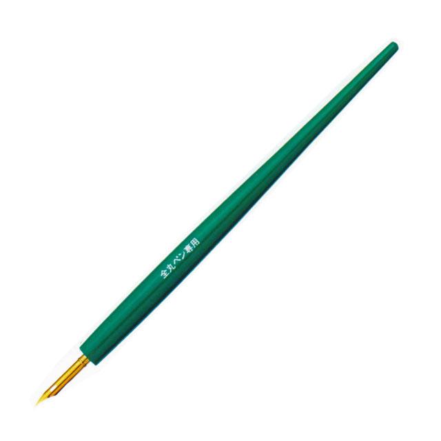 木製ペン軸　SL1005　全丸ペン専用　D.グリーン