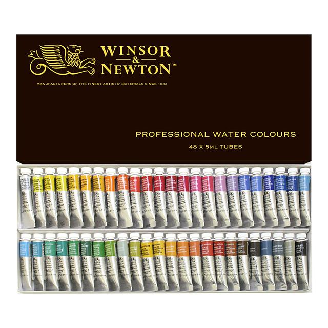W&N　プロフェッショナルウォーターカラー　48色セット