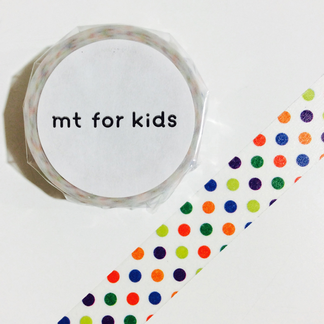 【OUTLET】mt for kids 1P カラフル・ドット