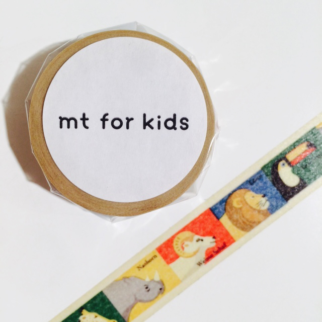 【OUTLET】mt for kids 1P 動物テープ