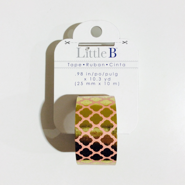 【OUTLET】Little B デコラティブフォイルテープ フェンス・GD