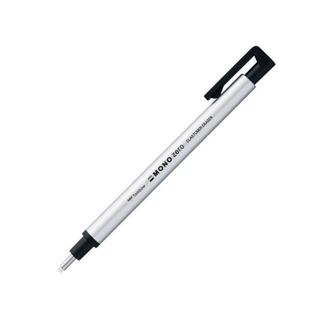 ホルダー消しゴムモノゼロ 丸型 シルバー EH-KUR04