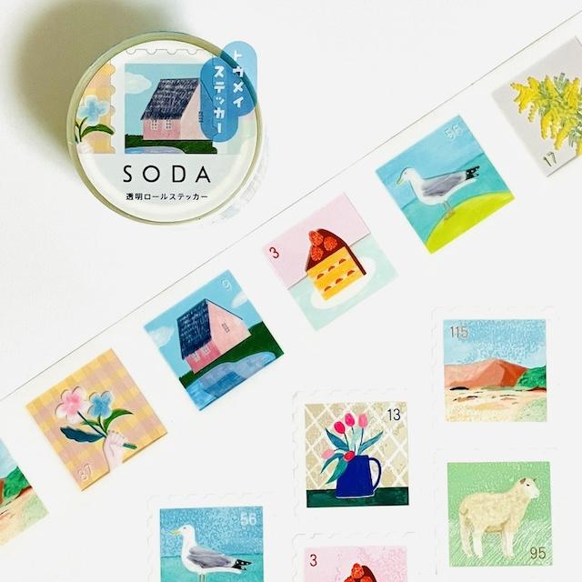 SODA 透明ロールステッカー 30mm キッテ