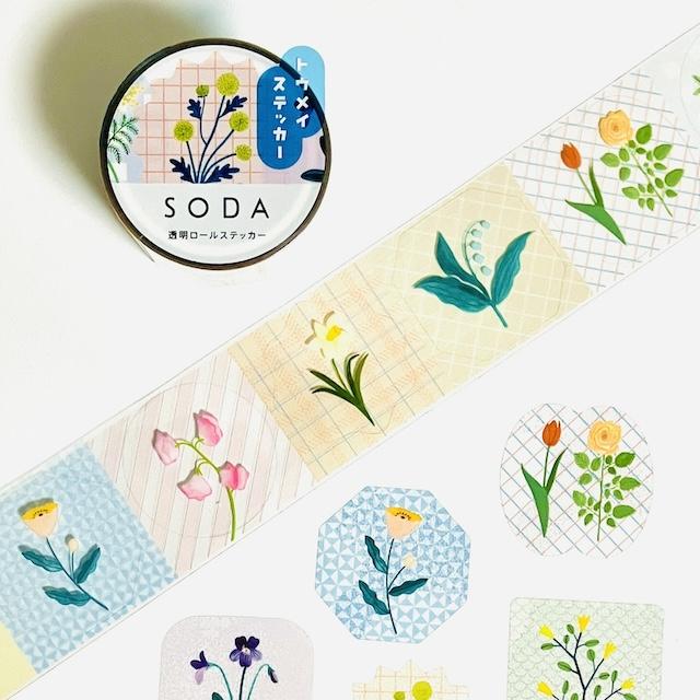 SODA 透明ロールステッカー 30mm ノバナ