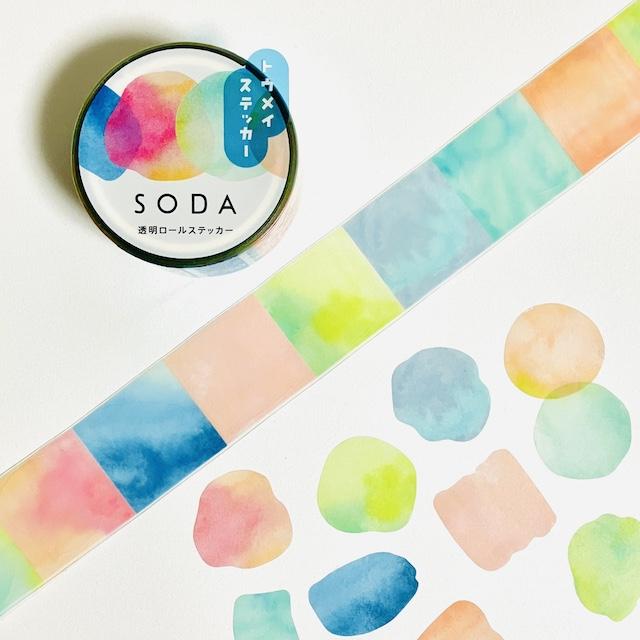 SODA 透明ロールステッカー 20mm パレット