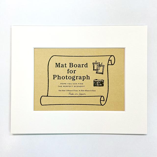 マットボード フォトサイズ 白