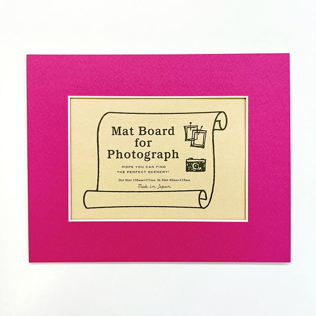 マットボード フォトサイズ ピンク