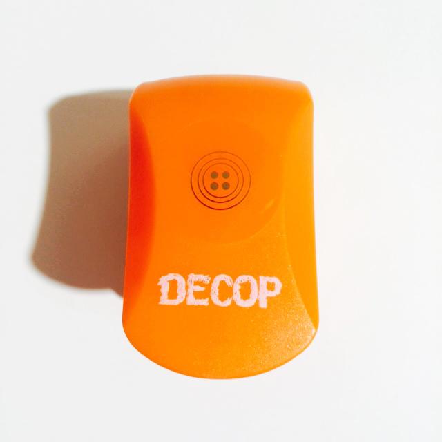 DECOP エンボスパンチ ボタン 直径13mm