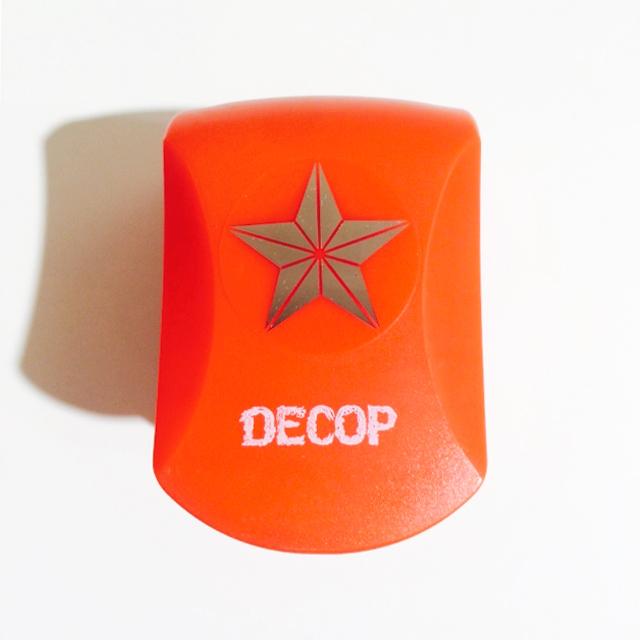 DECOP エンボスパンチ 3Dスター