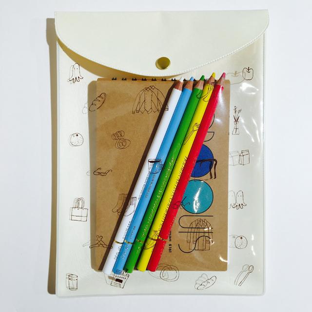 PVCフラットケース A5 Morning Ivory