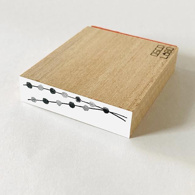 カタチ×モヨウスタンプ テープ太 餅花