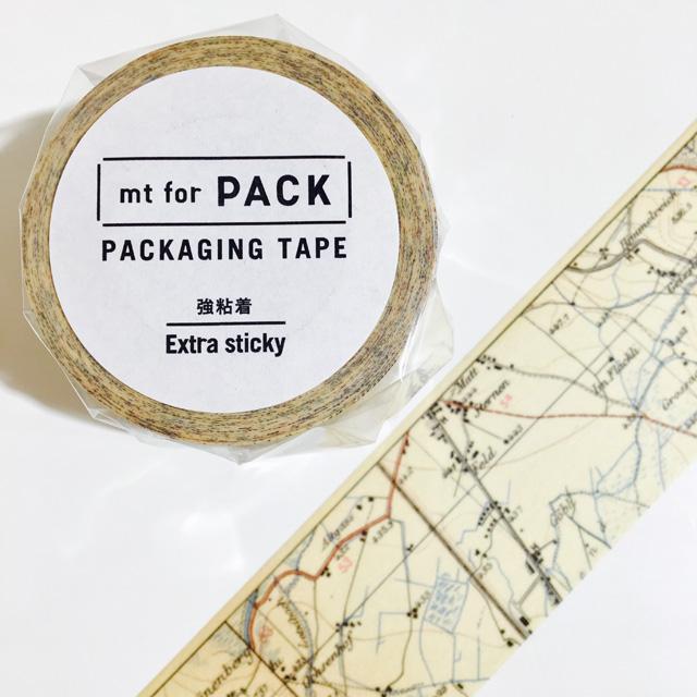 mt for PACK(強粘着) 地図・ヴィンテージ