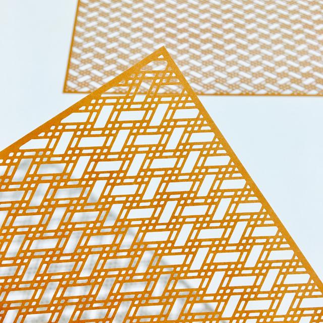 千代切紙 3枚入 紗綾形崩し (SAYAGATA-KUZUSHI)