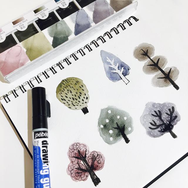 絵墨 6色セット