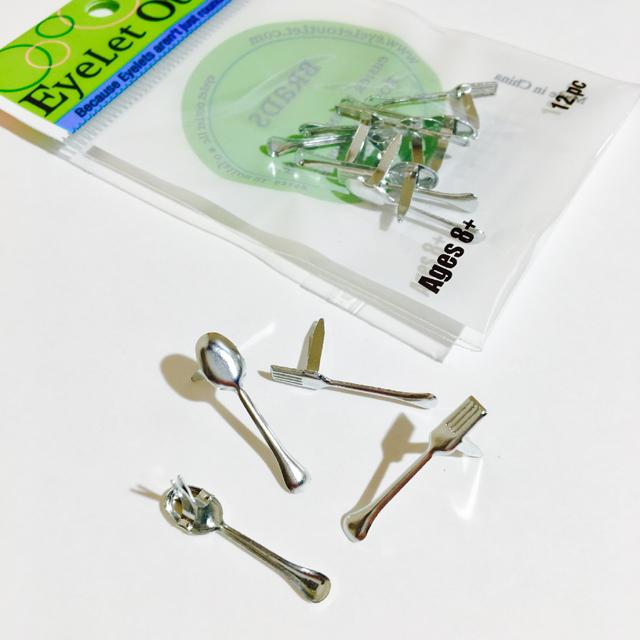 Eyelet Outlet 割ピン スプーン&フォーク