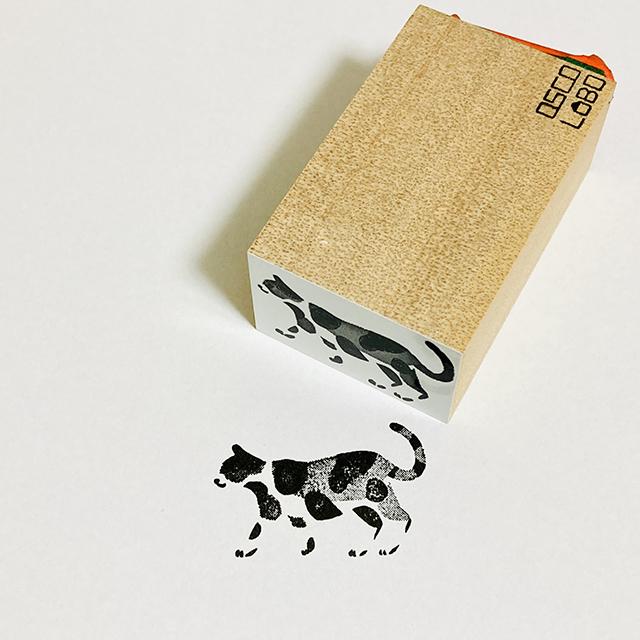 ドウブツ×モヨウスタンプ トラネコ ミケ