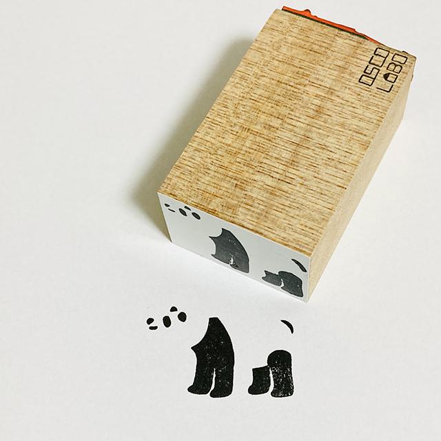 ドウブツ×モヨウスタンプ クマパンダ パンダ