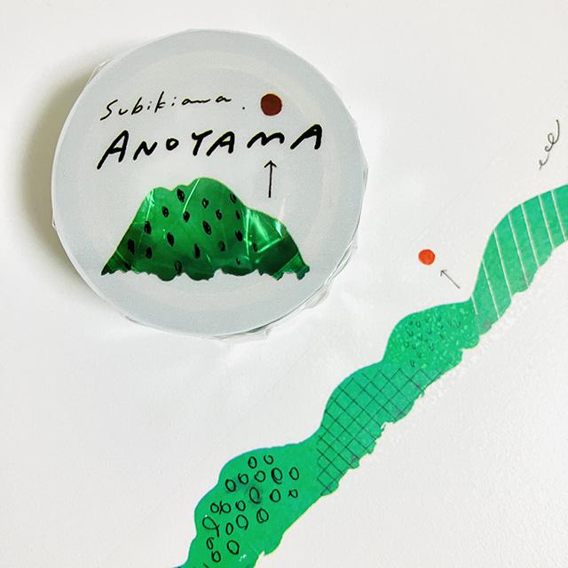 Subikiawa 透明マスキングテープ ANOYAMA