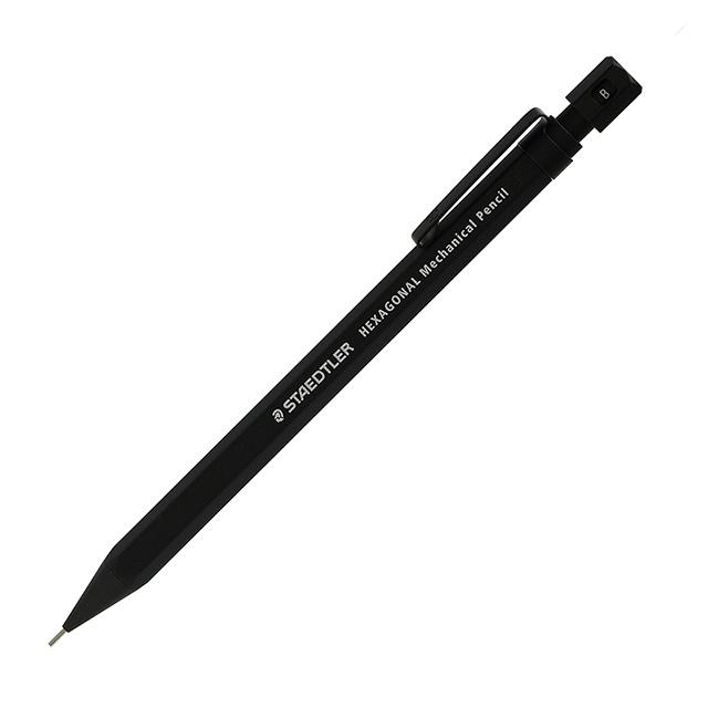 ヘキサゴナルシャープペンシル 925 77 クリーンブラック 0.5mm