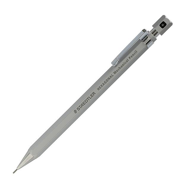 ヘキサゴナルシャープペンシル 925 77 シルキーシルバー 0.5mm