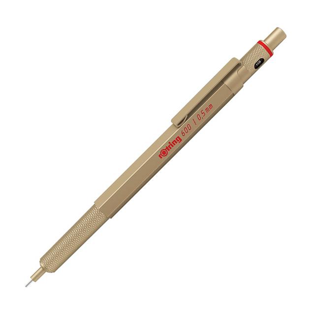 ロットリング 600 メカニカルペンシル ゴールド 0.5mm