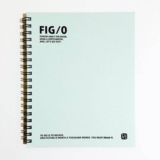 ★限定★FIG/0 スケッチブック PASTEL MINT (ミント)