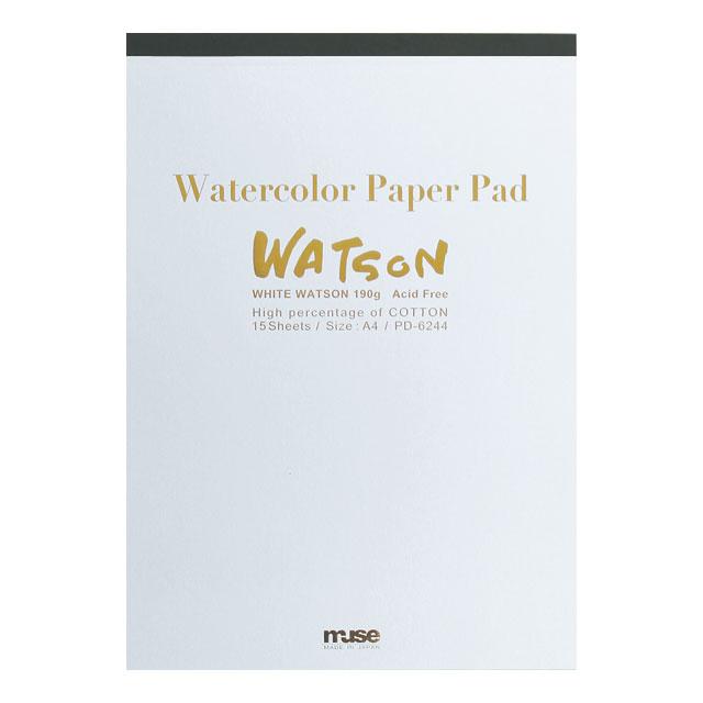 ホワイトワトソンパッド 190g(厚口) A4 PD-6244