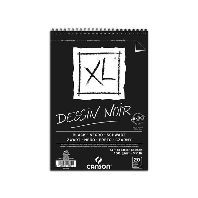 キャンソンXL スケッチブック ブラック A5
