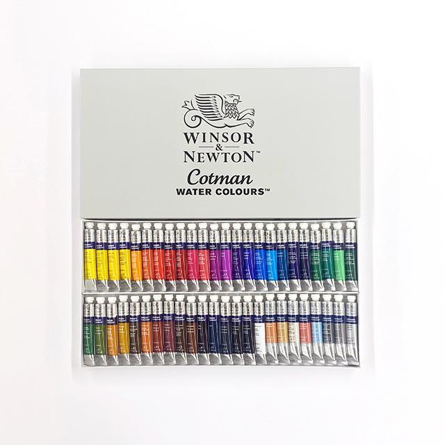 W&N  コットマンウォーターカラー 8mlチューブ 全48色セット