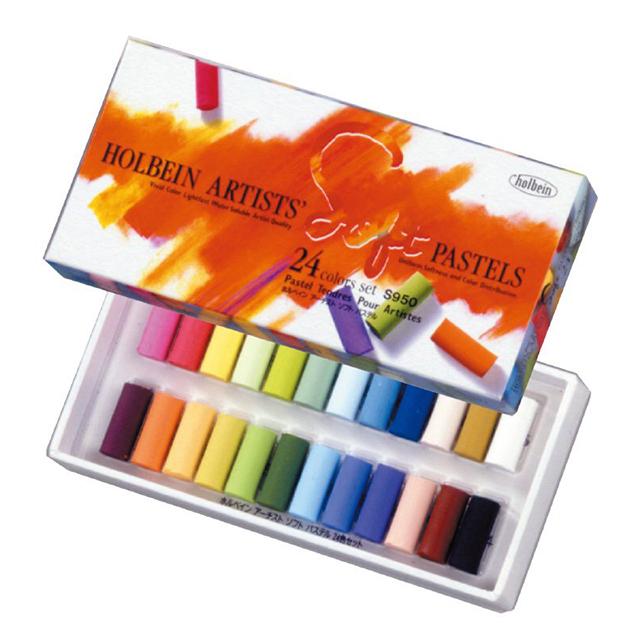 ホルベインソフトパステル 24色セット