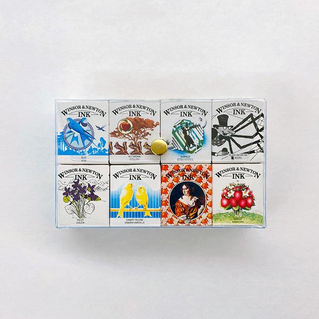 W&N ドローイングインク 8色 Hセット