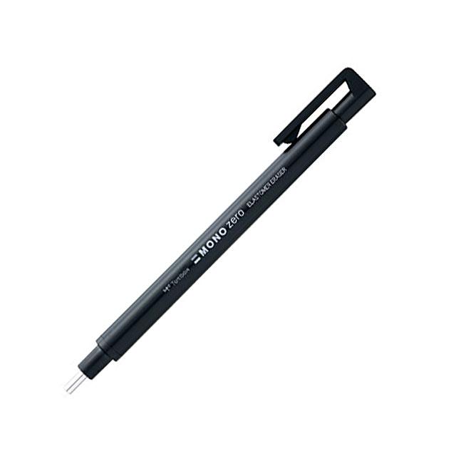 ホルダー消しゴムモノゼロ 丸型 ブラック EH-KUR11