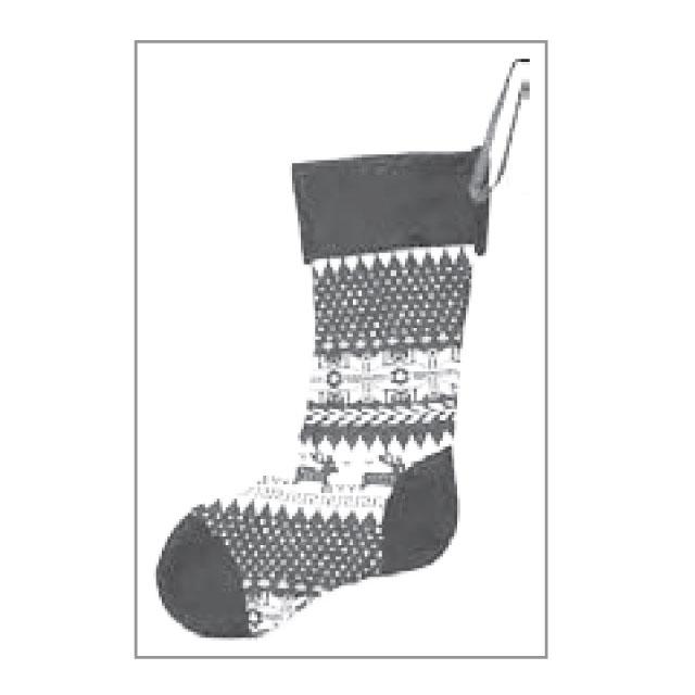 冬の風物詩はんこ 靴下