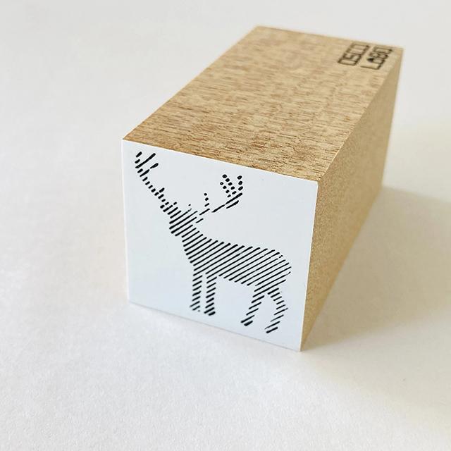 ドウブツ×モヨウスタンプ トナカイ しま