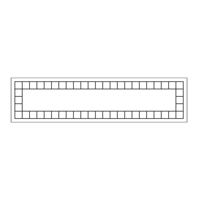 カタチ×モヨウスタンプ ワクテープ 方眼
