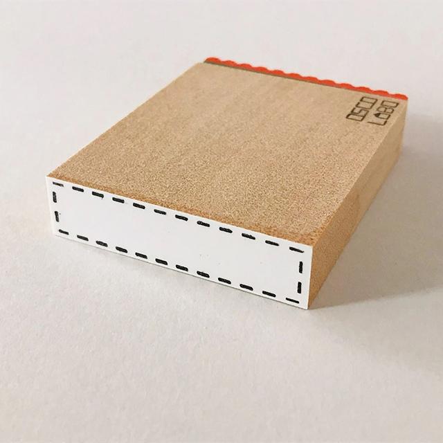 カタチ×モヨウスタンプ ワクテープ 破線