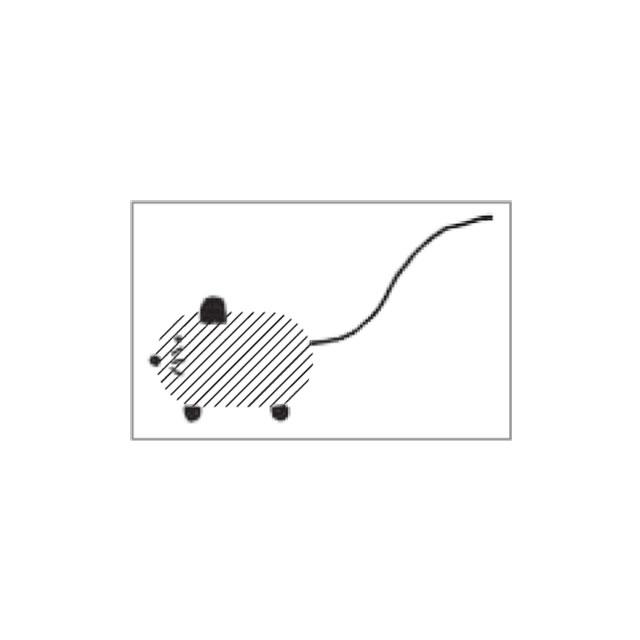 ねずみはんこ こねずみ