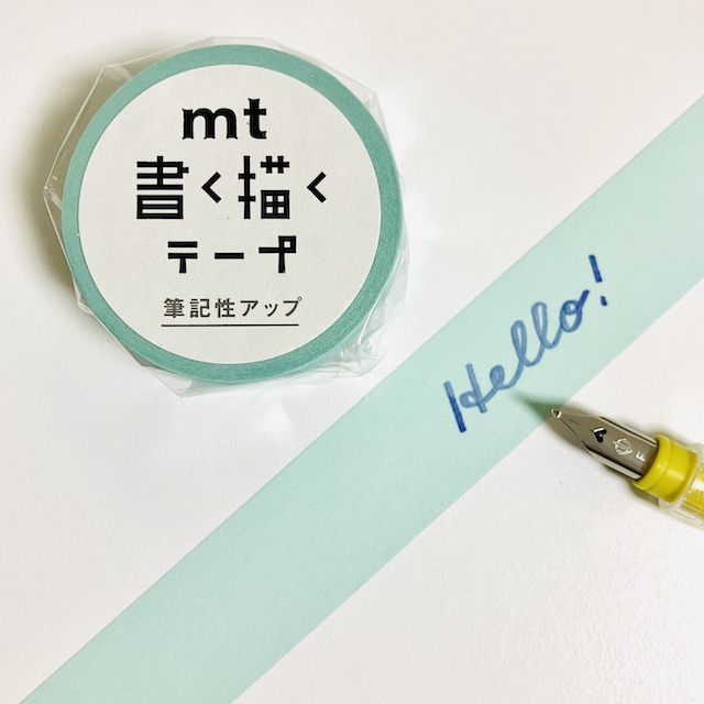 京都手書き市での文房具 インク マスキングテープ 紙