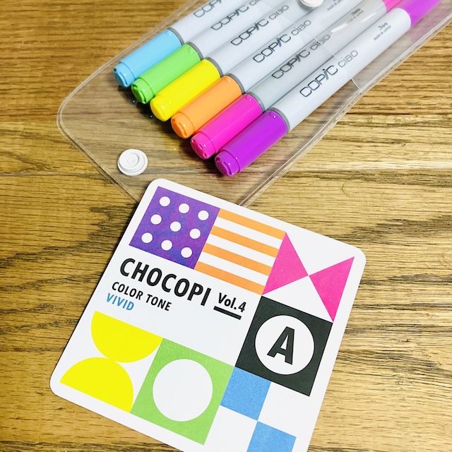 CHOCOPI vol.4 カラートーン A /【ビビッド】｜画材・文具雑貨の