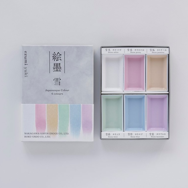 絵墨 雪(yuki) 6色セット｜画材・文具雑貨の通販 Toolswebshop