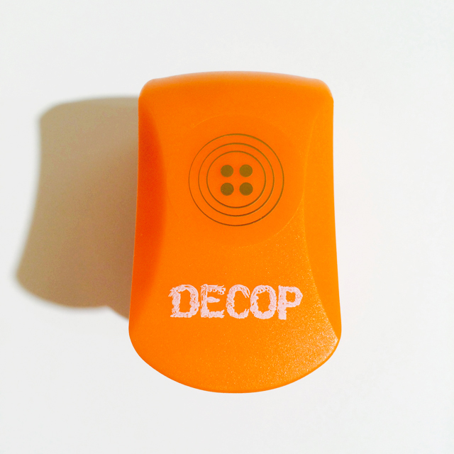 DECOP エンボスパンチ ボタン 直径19mm