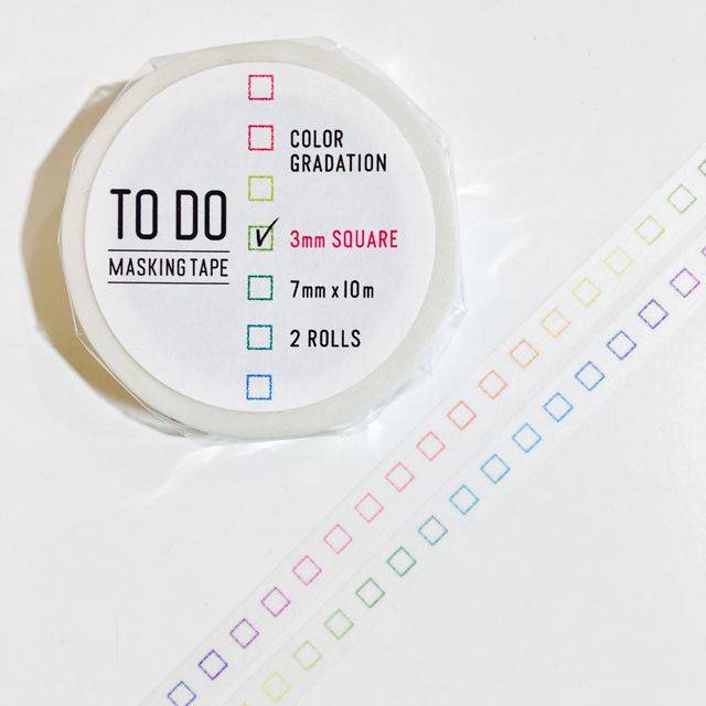 TODOマステ カラーグラデーション 3mm (2個組)｜モノづくりを楽しむ