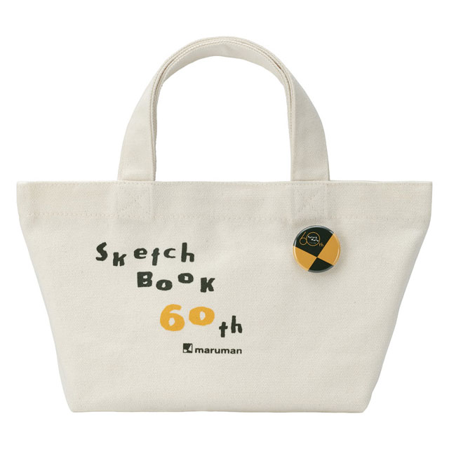 バッグ TMN マルマン 60th 図案ミニトートバッグ｜画材・文具雑貨の通販