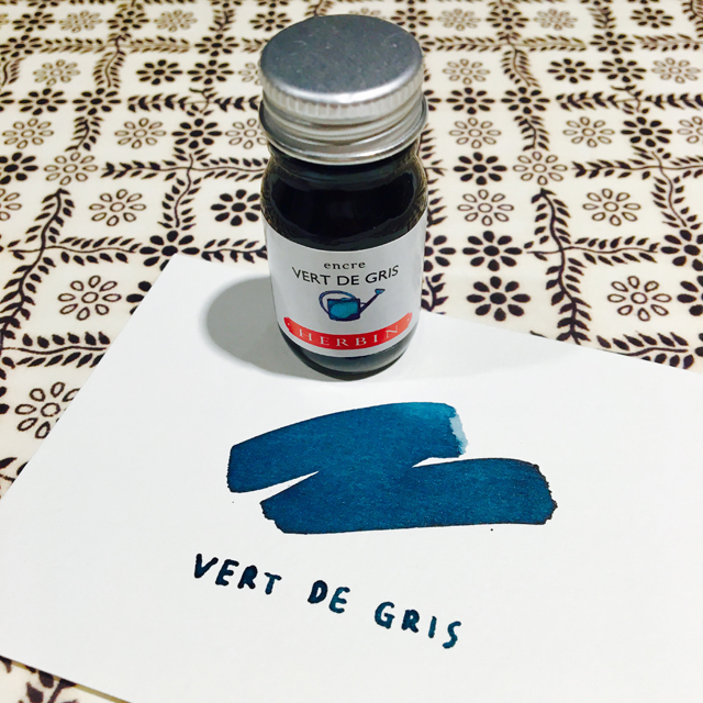 HERBIN トラディショナルインクミニ グレイッシュグリーン｜モノ