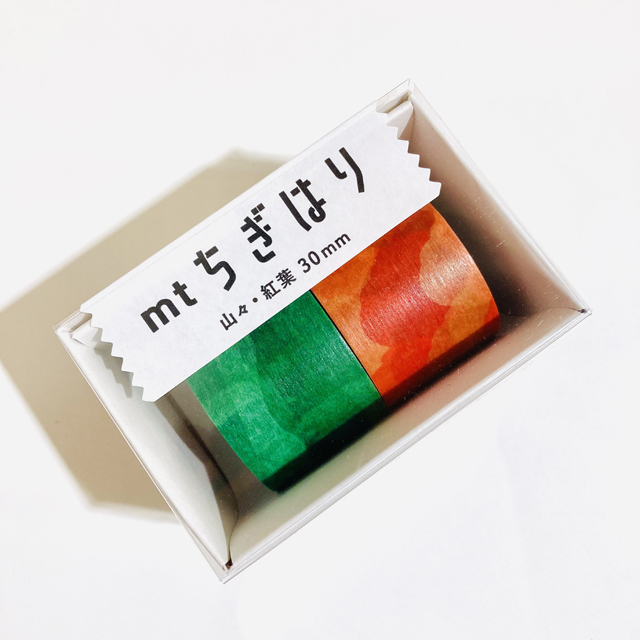 ちぎり絵】「紅葉−滝」 ハンドメイド (P 10サイズ）暮らしに