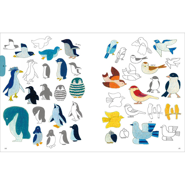 色エンピツで描く季節絵1300 モノづくりを楽しむサイト Cotora Monora コトラモノラ