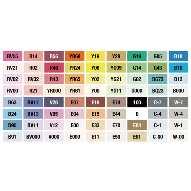 コピックスケッチ ベーシック72色セット｜画材・文具雑貨の通販 
