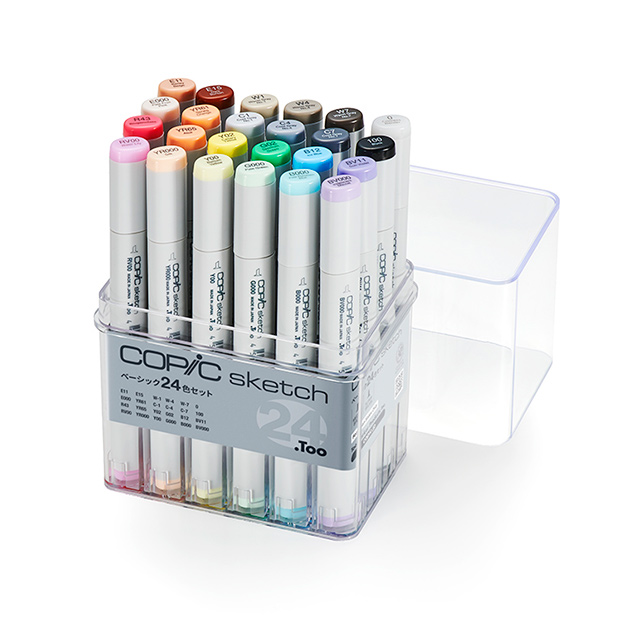 コピックスケッチ ベーシック24色セット 画材 文具雑貨の通販 Toolswebshop Cotoramonora