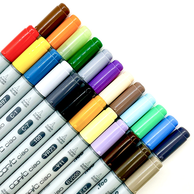 コピックチャオ 買い足しおすすめ24色 集めてみました 画材 文具雑貨の通販 Toolswebshop Cotoramonora