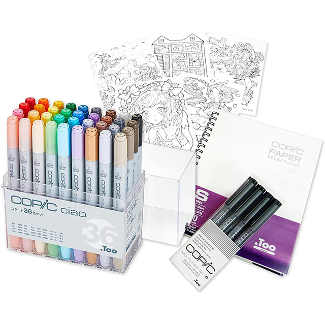 コピック チャオ スタートボックス 36色｜画材・文具雑貨の通販